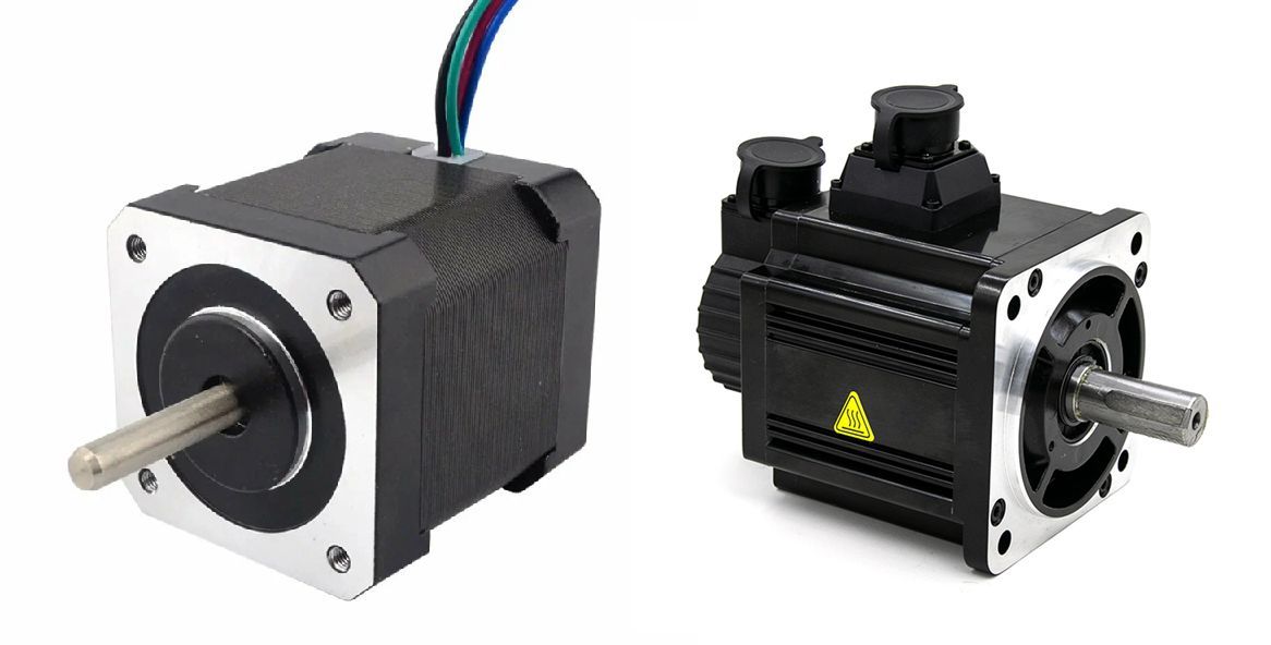 Сравнение шагового и серводвигателя