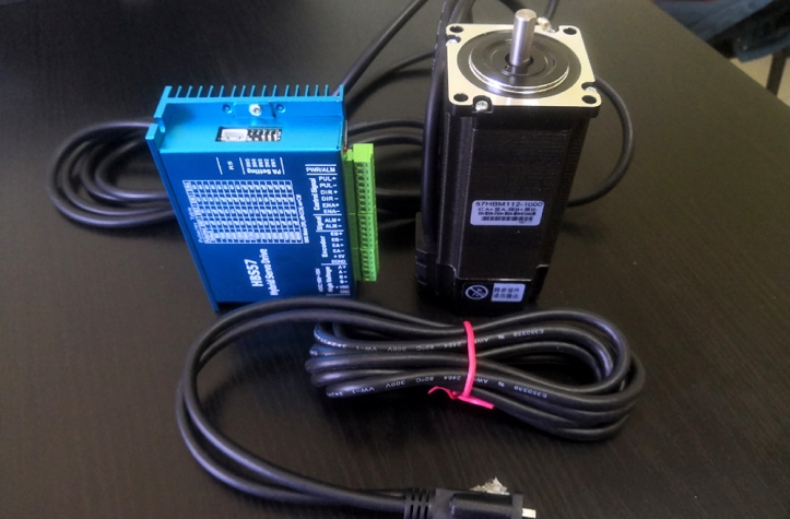 Комплект гибридный сервопривод с энкодером 57HBM112-1000-3.5N.m+HBS57 интернет магазин комплектующих ЧПУ Центр